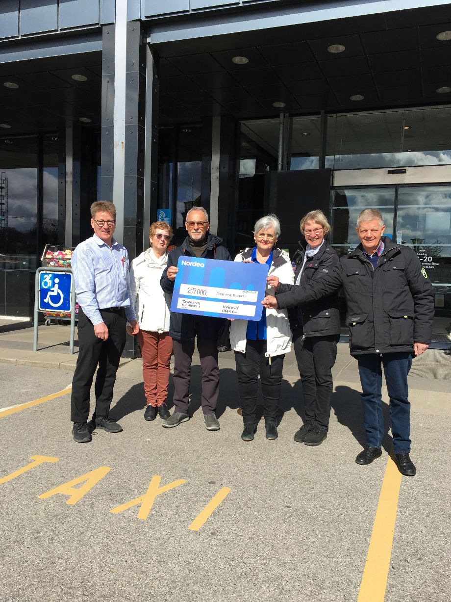 Donation fra Kvickly
